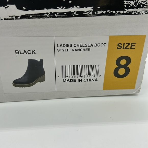 2400- dv by Dolce Vita Rancher Chelsea Boots Black Size 8 NWT - Picture 8 of 12